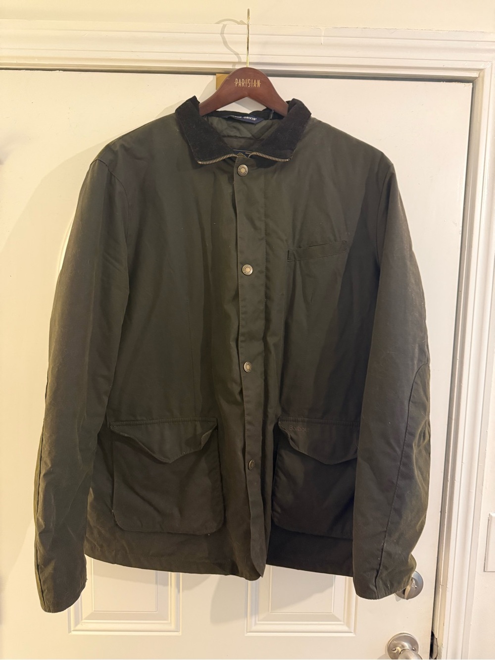 Barbour X Orvis waxed jacket